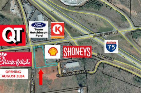 Harold G. Clarke Pkwy – Hwy 18 – Forsyth GA – 1.54 Acres